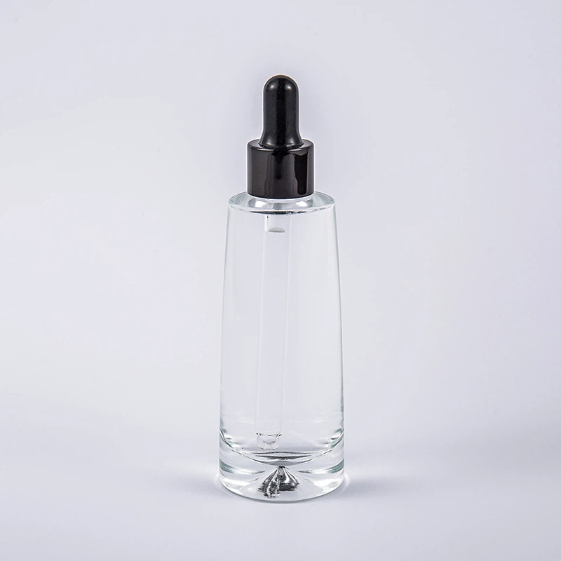 クリアガラスドロッパーボトル