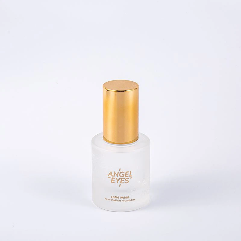 フロストした基礎ガラス瓶