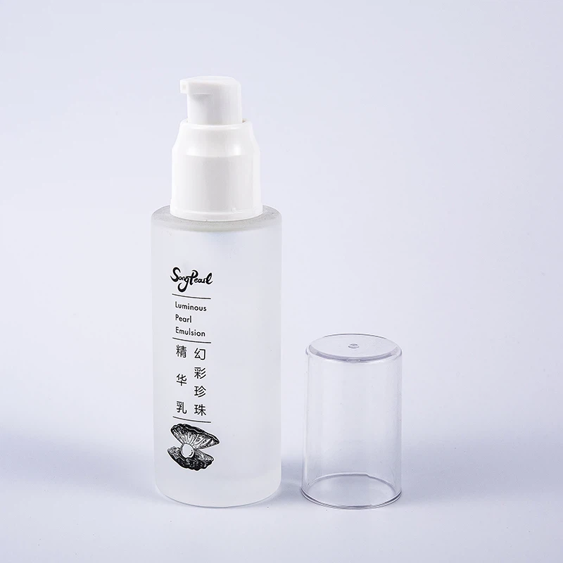 50ml Frosted Glass Cosmetic Bottle with spray 50ml Frosted Glass Cosmetic Bottle with spray